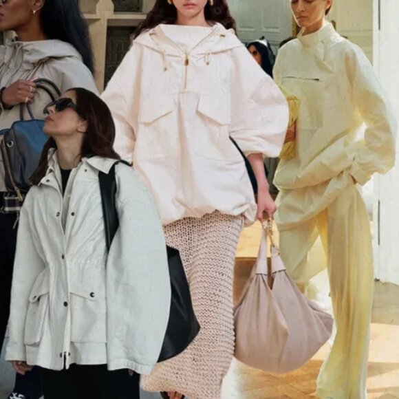 Izzi Active Wear Egypt Gorpcore Blokecore Drawstring Windbreaker Track Jacket S - Picture 13 of 16